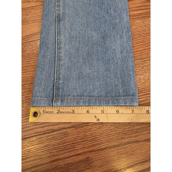 Oliveo MYOJ Womens Jeans Handmade 29W x 33L Ultra Low Rise Straight Leg READ - Picture 10 of 14